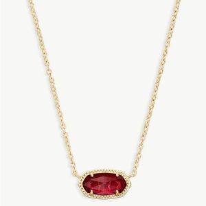 Kendra Scott Elisa pendant berry